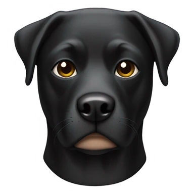 black lab superhero mask sticker