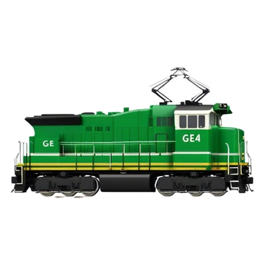 Locomotive (Freight) - GE ES44AC (Model Year: 2021) (Iconic colour: Green and black) sticker