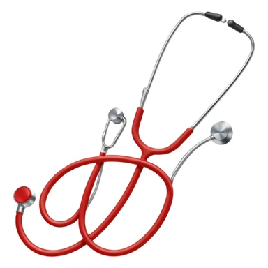 red stethoscope bolder sticker