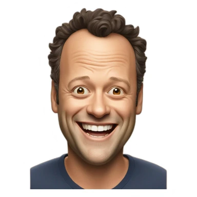 laughing vince vaughn sticker