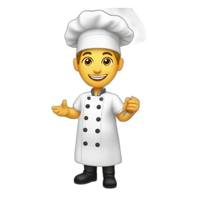 Restaurant chef animation  sticker