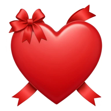 red greeting card sticker