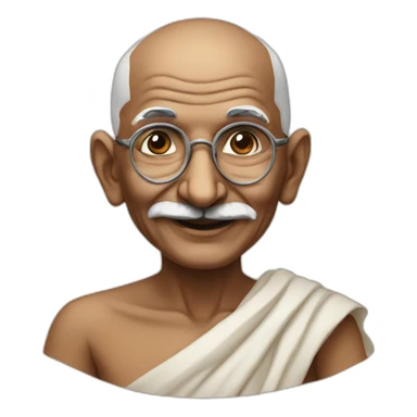 Mahatma gandhi sticker