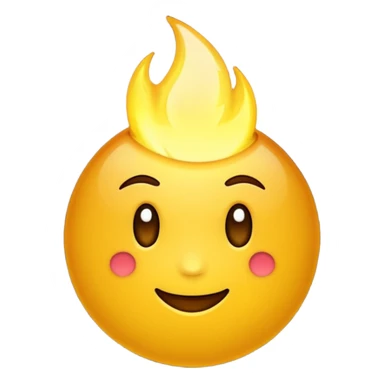 brilho amarelo sticker