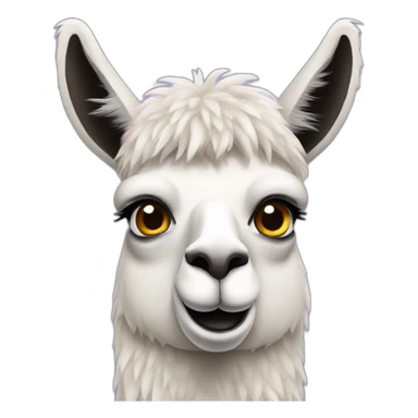 A llama sticker