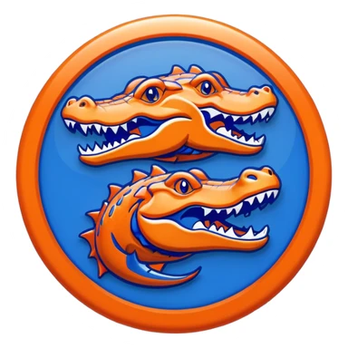 gators team logo sticker