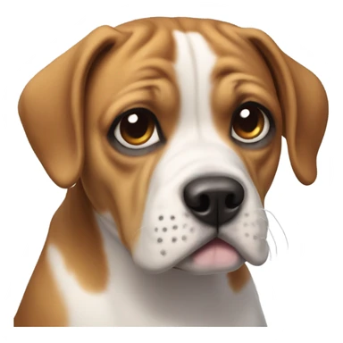 Beagle bulldog mix sticker