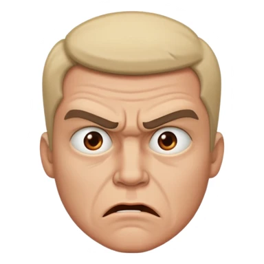 raising left side of lip because mad sticker