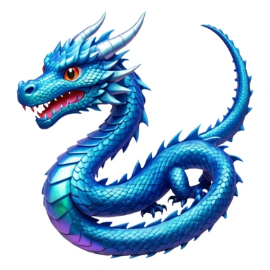 blue dragon sticker
