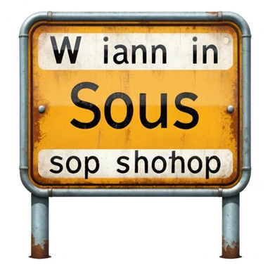 Bus Stop Signboard sticker