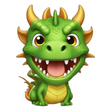 dragon japonnais sticker
