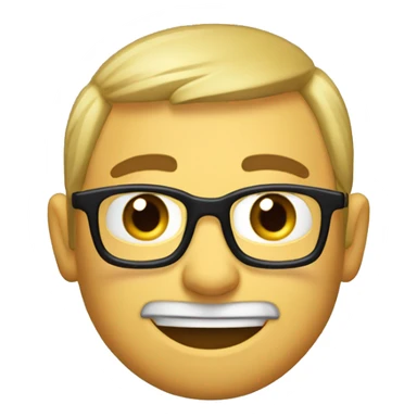 Emoji de audífono con lacito sticker