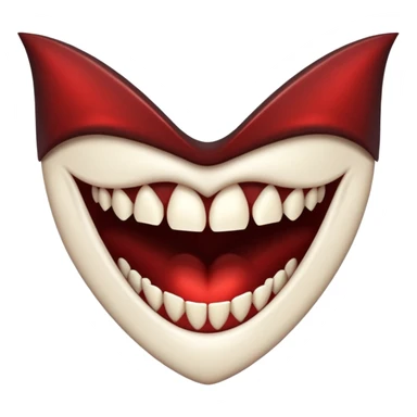 vampire fangs sticker