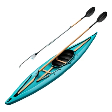 An icon showing a close-up of crossed oars, a sleek racing shell, and rippling water, symbolizing rowing. The design includes droplets in motion and a streamlined boat tip cutting through waves. Transparent background emphasizes strength, precision, and the spirit of competitive rowing sticker