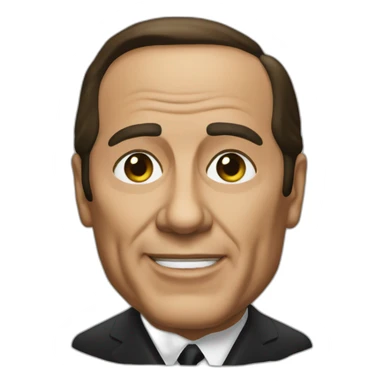 black berlusconi sticker