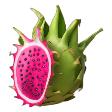 dragon fruit one piece sticker