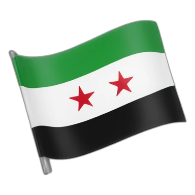 Independent Syria flag sticker