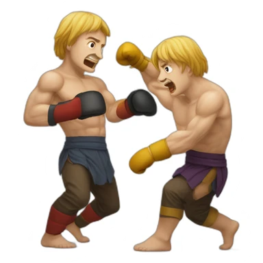 Mendeleïev fight enstein sticker