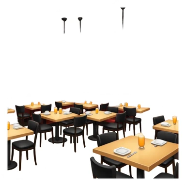restaurant background sticker