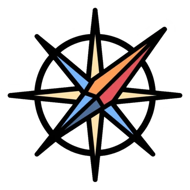 compass sticker
