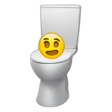 Macron in the toilette  sticker