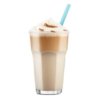 Oat milk coffe with ice sticker