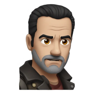 negan-walking-dead negan sticker