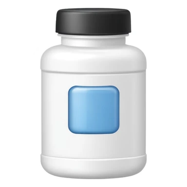 MEDICINE powder BOTTLE sticker