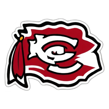 Chiefs logo sticker