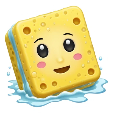 sponge with soap sticker