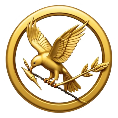 Mockingjay Pin sticker