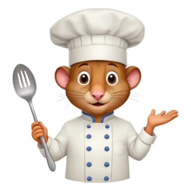 Ratatouille with chef hat sticker