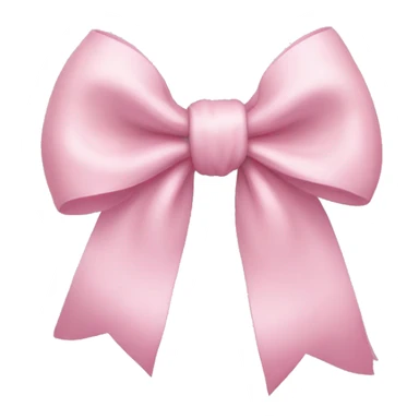 in depth light pink bow sticker