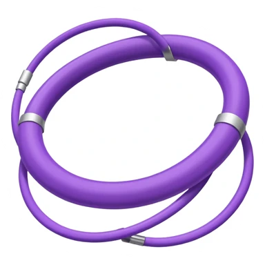 purple hula hoop sticker