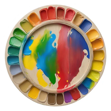 Paint palette  sticker