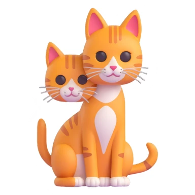 Cat 5 head 1 full size same cat sticker