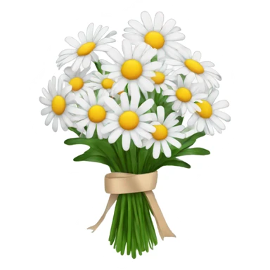 daisy bouquet sticker