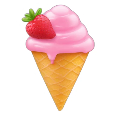 sorbet en forme de cœur sticker
