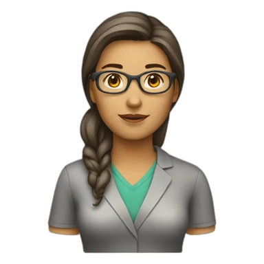 female programmer sticker