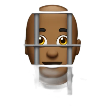 BA behind jail bars sticker