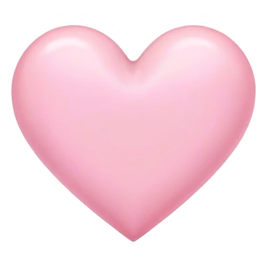 Cœur pastel rose sticker