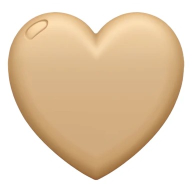 Corazon beige sticker