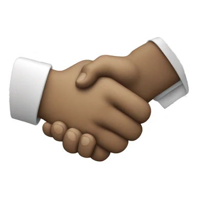 shaking hands helping hand sticker