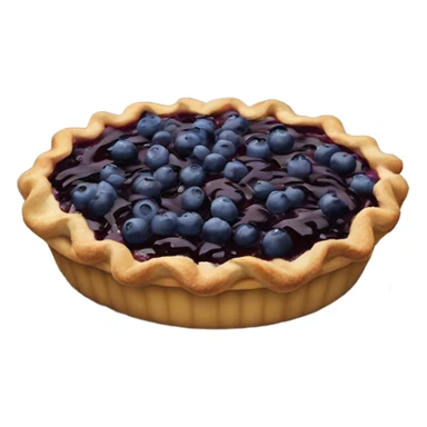 Blueberry pie  sticker