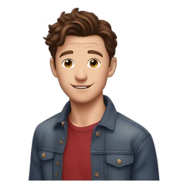 Tom Holland gay sticker