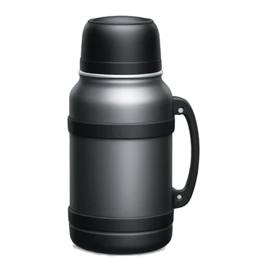 thermos black sticker