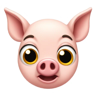 Shoked pig sticker