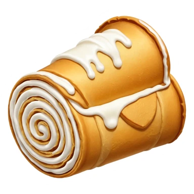 cornet roulé à la creme tcheque sticker