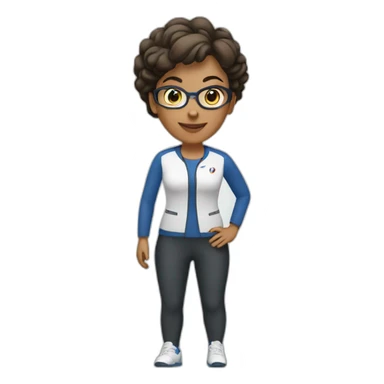 profesora deporte sticker