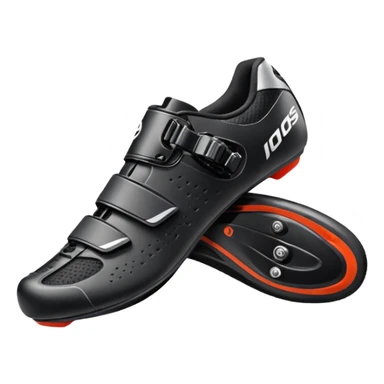 Road cycling shoes sticker
